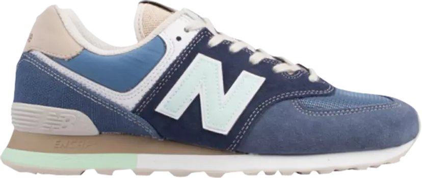 Кроссовки New Balance 574, голубой/темно-синий