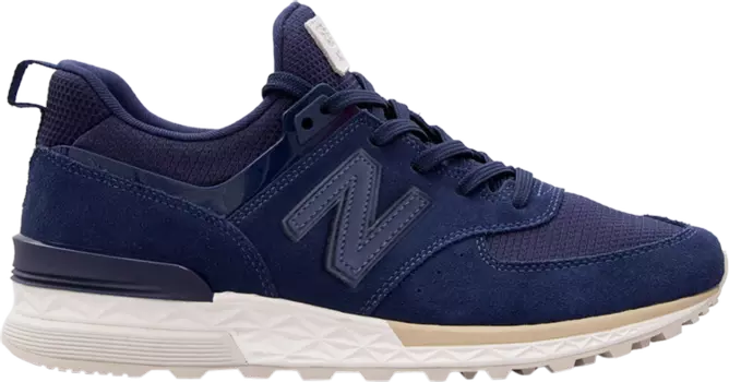 Кроссовки New Balance 574, темно-синий/белый