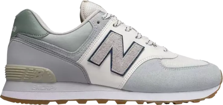 Кроссовки New Balance 574 'Platinum Sky Moonbeam Gum', белый