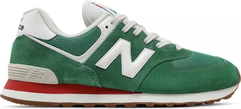 Кроссовки New Balance 574 'Rainbow Pack - Varsity Green', зеленый