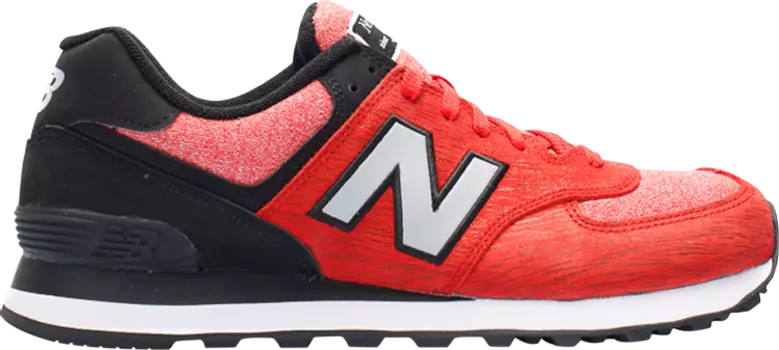 Кроссовки New Balance 574 'Sweatshirt', красный