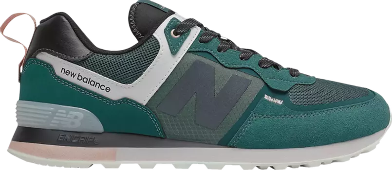 Кроссовки New Balance 574 'Teal Oyster Pink', бирюзовый
