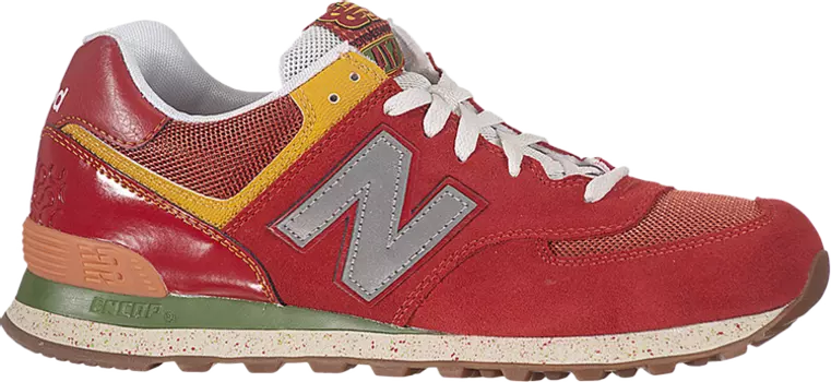 Кроссовки New Balance 574 'Tropical Fruit', красный