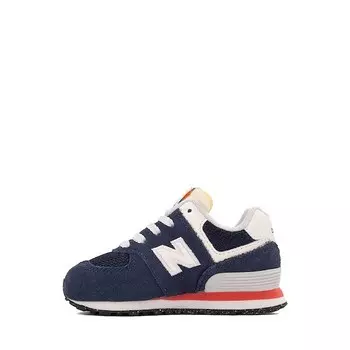 Кроссовки New Balance 574 Athletic Shoe, цвет Navy/Blast Red