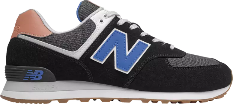 Кроссовки New Balance 574 Beach Cruiser 'Black Blue Brown', черный