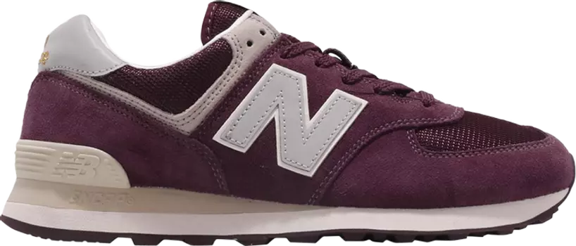 Кроссовки New Balance 574, бордовый/серый