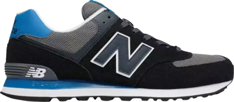 Кроссовки New Balance 574 Core Plus, черный/темно-серый