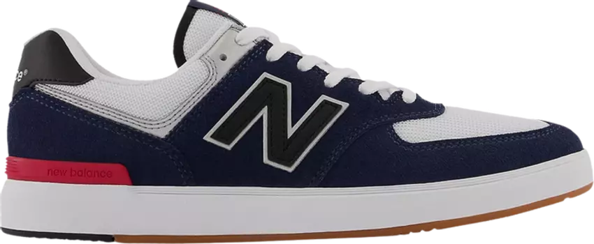 Кроссовки New Balance 574 Court 'Navy Gum', синий