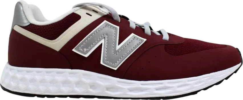 Кроссовки New Balance 574 Fresh Foam Heritage 'Burgundy', красный
