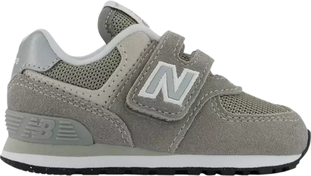 Кроссовки New Balance 574 Hook &amp; Loop Toddler Wide 'Core Pack - Grey', серый