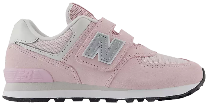 Кроссовки New Balance 574 Hook & Loop Little Kid Wide 'Ancient Powder Grey Matter', розовый