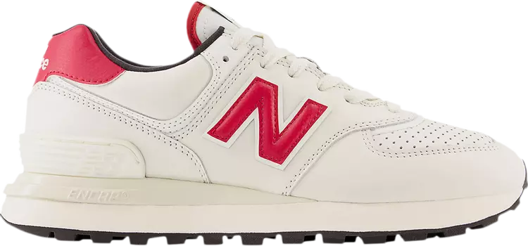 Кроссовки New Balance 574 Legacy 'Angora Crimson', белый