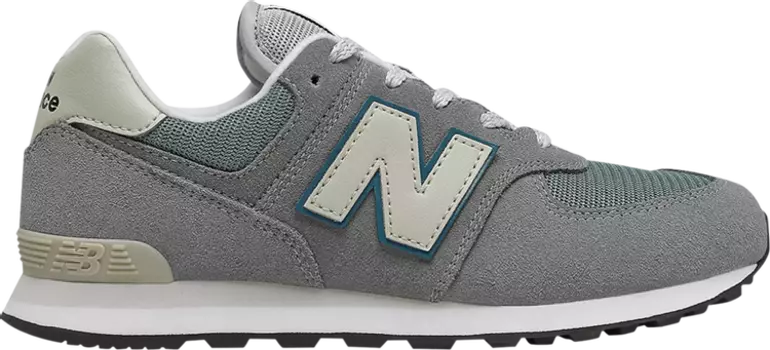 Детские кроссовки New Balance 574, серый/белый