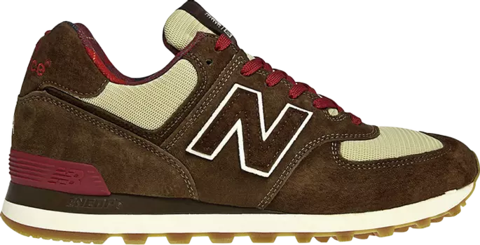 Кроссовки New Balance 574 'Paul Bunyan', коричневый