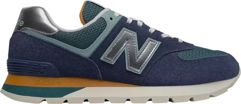 Кроссовки New Balance 574 Rugged 'Natural Indigo Teal', синий