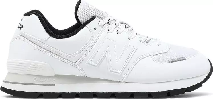 Кроссовки New Balance 574 Rugged 'White Black', белый