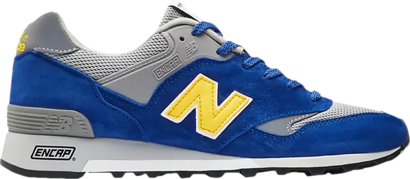 Кроссовки New Balance 577 Made In England 'Blue Yellow', синий