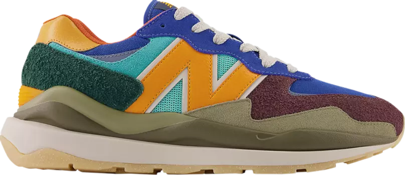 Кроссовки New Balance 57/40 'Cobalt Marigold Dark Camo', многоцветный