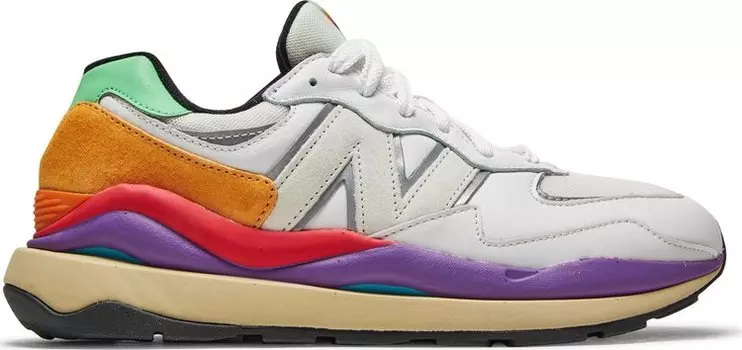 Кроссовки New Balance 57/40 'Munsell White Vivid Cactus', белый