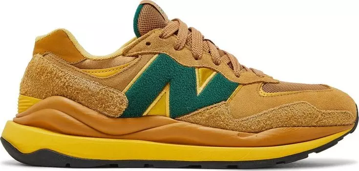 Кроссовки New Balance 57/40 'Sage Bleached Lime Glow', коричневый