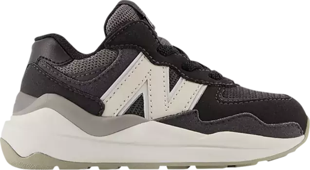 Кроссовки New Balance 57/40 Bungee Toddler Wide 'Black Moonbeam', черный