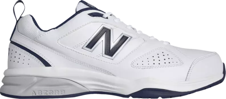 Кроссовки New Balance 623v3 2E Wide 'White Navy', белый