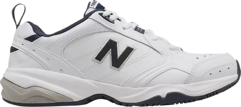 Кроссовки New Balance 624 4E Wide 'White Navy', белый