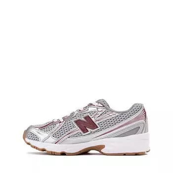 Кроссовки New Balance 740 Athletic Shoe, цвет Silver Metallic/Burgundy