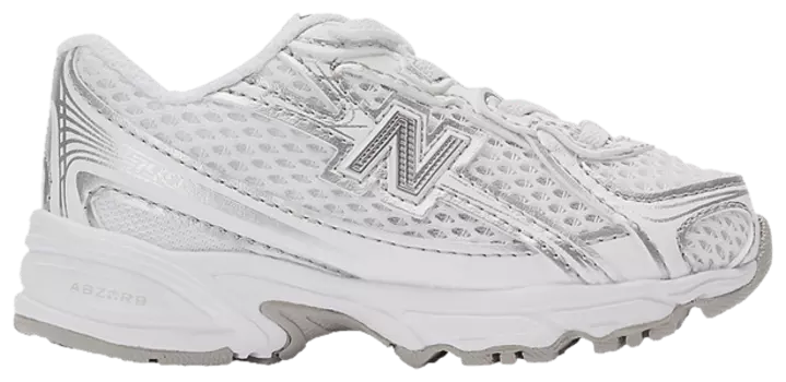Кроссовки New Balance 740 Bungee Lace Toddler 'White Silver Metallic', белый