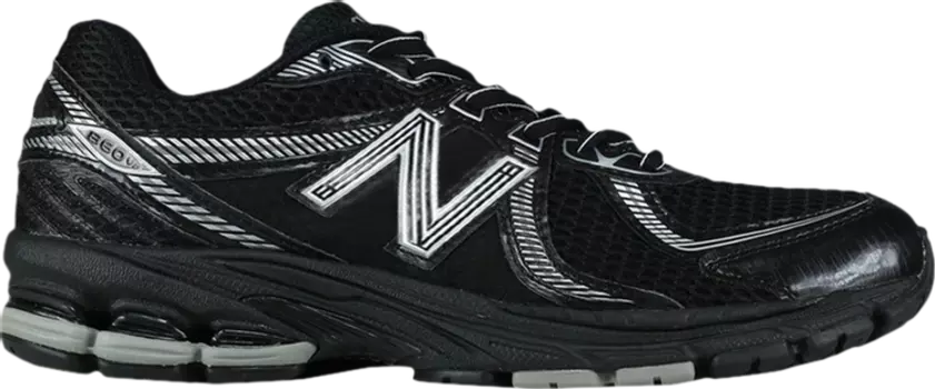 Кроссовки New Balance 860v2 'Black Grey', черный