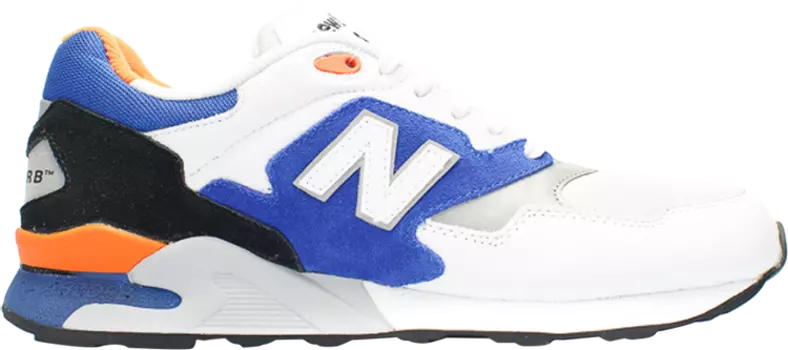 Кроссовки New Balance 878, белый/синий/оранжевый