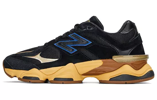 Кроссовки New Balance 9060, черный/темно-желтый