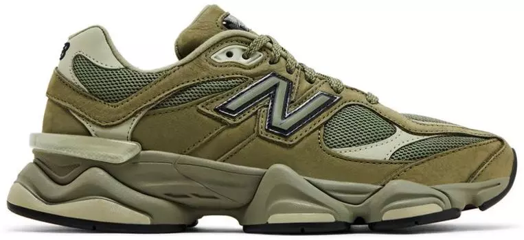 Кроссовки New Balance 9060 'Dark Olivine', зеленый