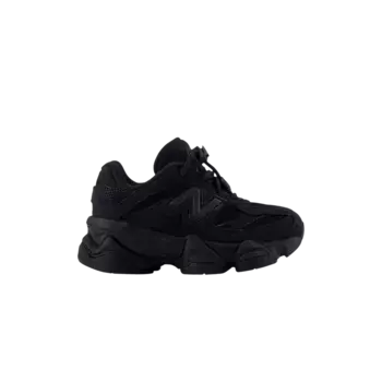 Кроссовки New Balance 9060 Toddler Triple Black Suede, черный