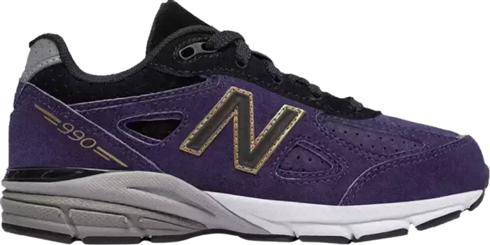 Кроссовки New Balance 990v4 Big Kid 'Dark Purple', фиолетовый