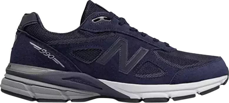 Кроссовки New Balance 990v4 Made In USA 'Reflective Navy', синий