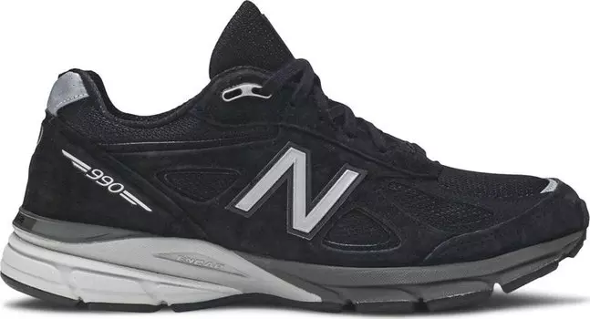 Кроссовки New Balance 990v4 Made in USA 'Black Silver', черный