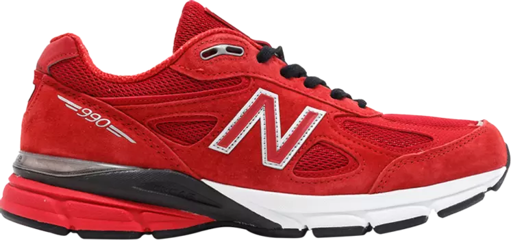 Кроссовки New Balance 990v4 Made in USA 'Red', красный