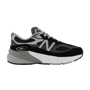 Кроссовки New Balance 990v6 Big Kid Wide Black Silver, черный