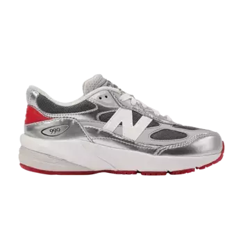 Кроссовки New Balance 990v6 Little Kid TinselDTLR Exclusive, серебряный