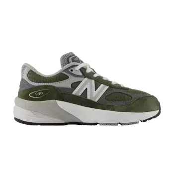Кроссовки New Balance 990v6 Little Kid True Camo, зеленый