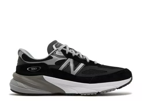 Кроссовки New Balance 990V6 MADE IN USA 'BLACK SILVER', черный