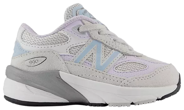 Кроссовки New Balance 990v6 Toddler 'Grey Matter Bright Lavender', серый