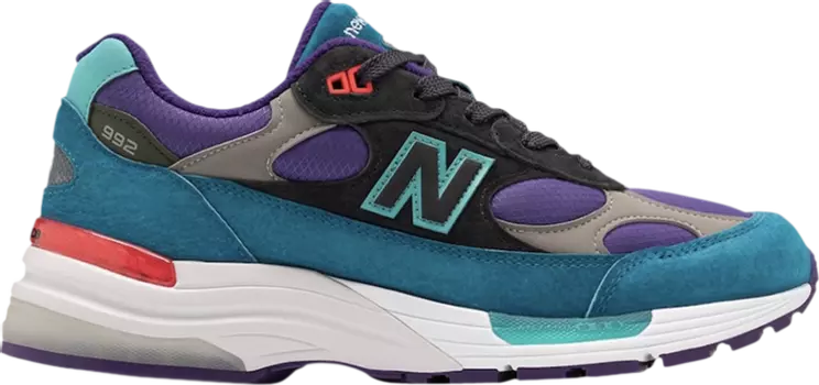 Кроссовки New Balance 992 Made in USA 'Purple Teal', многоцветный