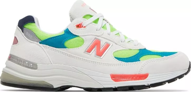 Кроссовки New Balance 992 Made in USA 'White Neon', белый