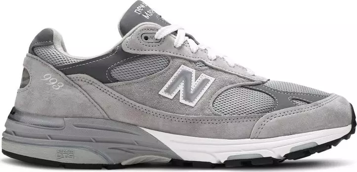 Кроссовки New Balance 993 Made in USA 2E Wide 'Grey White', серый