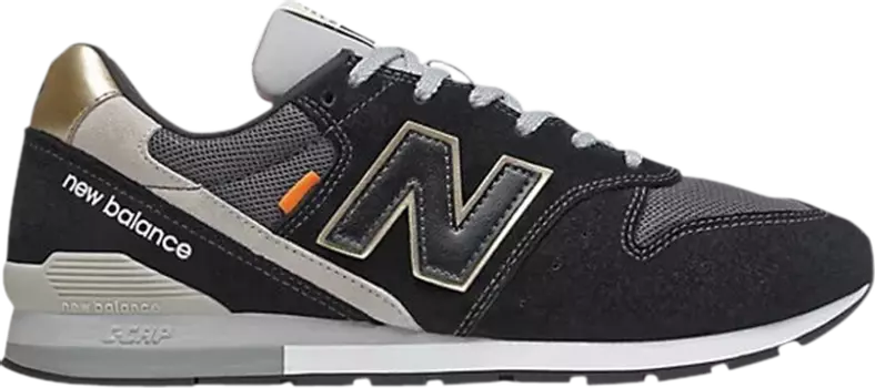 Кроссовки New Balance 996, черный/золотой