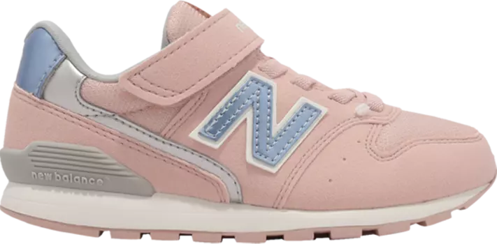 Кроссовки New Balance 996 Big Kid Wide 'Pink Metallic Blue', розовый