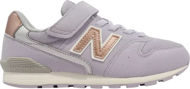 Кроссовки New Balance 996 Big Kid Wide 'Purple Rose Gold', фиолетовый