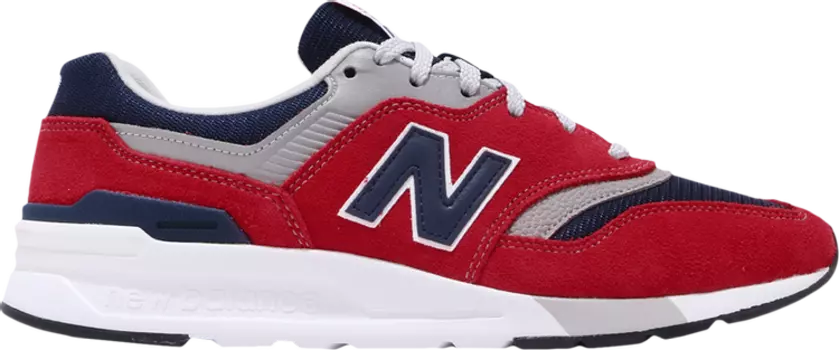Кроссовки New Balance 997 'Red Navy Grey', красный